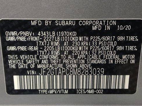 Used 2021 Subaru Crosstrek 2.0i Premium AWD/4WD image 33