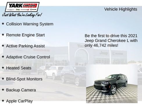 Used 2021 Jeep Grand Cherokee L Limited AWD/4WD image 13