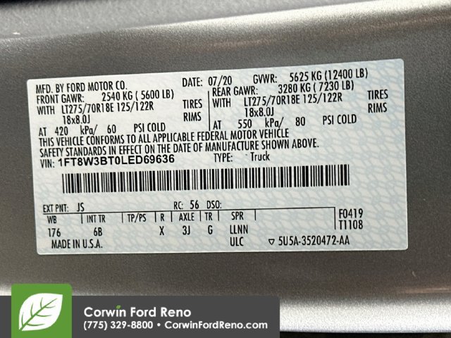 Used 2020 Ford F350 Lariat w/ Lariat Ultimate Package AWD/4WD image 36