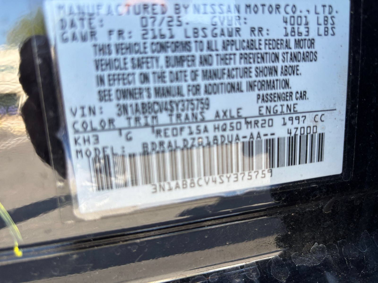 Used 2025 Nissan Sentra SV FWD image 26