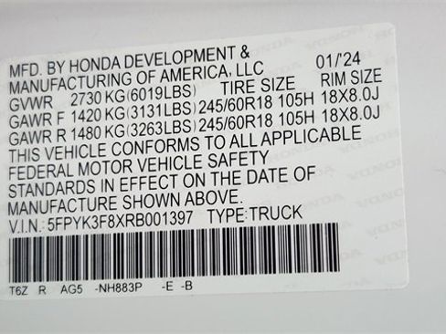 Used 2024 Honda Ridgeline Black Edition image 16