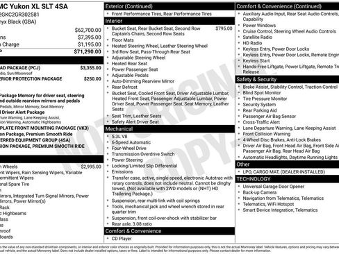 Used 2016 GMC Yukon XL SLT w/ Open Road Package image 14