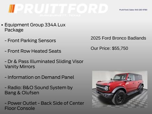 Used 2025 Ford Bronco Badlands AWD/4WD image 13