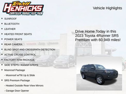 Used 2023 Toyota 4Runner SR5 Premium AWD/4WD image 4