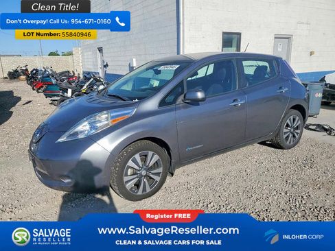Used 2015 Nissan Leaf SV w/ LED & Quick Charge Package FWD image 1