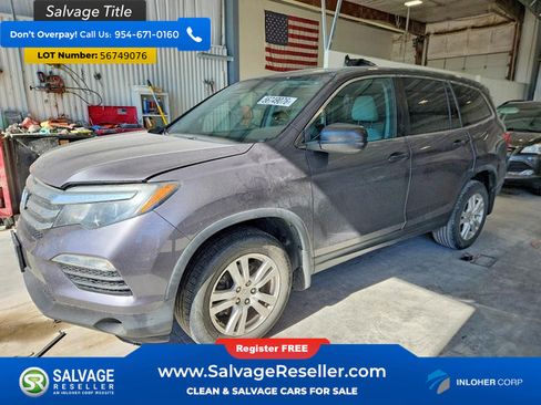 Used 2016 Honda Pilot LX image 1