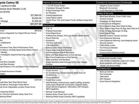 Used 2023 Toyota Camry SE image 3