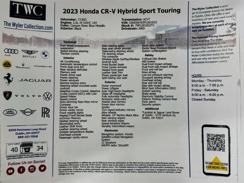 Used 2023 Honda CR-V Sport Touring image 46