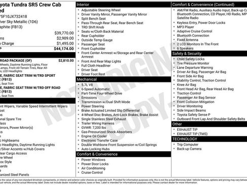 Used 2018 Toyota Tundra SR5 w/ TRD Off Road Package AWD/4WD image 25