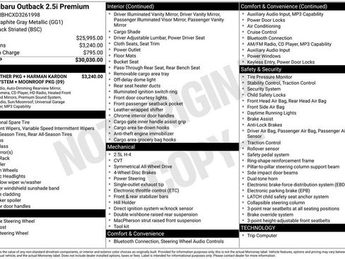 Used 2013 Subaru Outback 2.5i Premium image 26