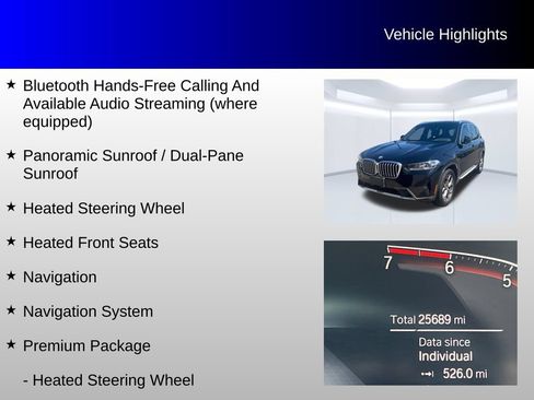 Used 2023 BMW X3 xDrive30i AWD/4WD image 8