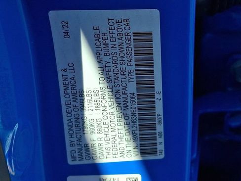 Used 2022 Honda Civic Sport image 27