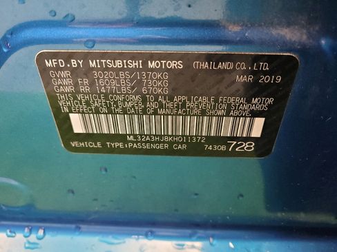 Used 2019 Mitsubishi Mirage ES image 33