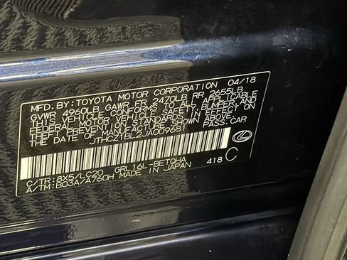 Used 2018 Lexus GS 350 AWD w/ Premium Package image 33