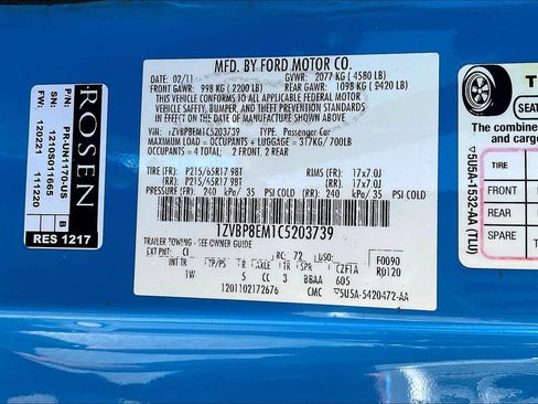 Used 2012 Ford Mustang Convertible RWD image 27