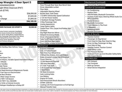 Used 2024 Jeep Wrangler Sport S image 50