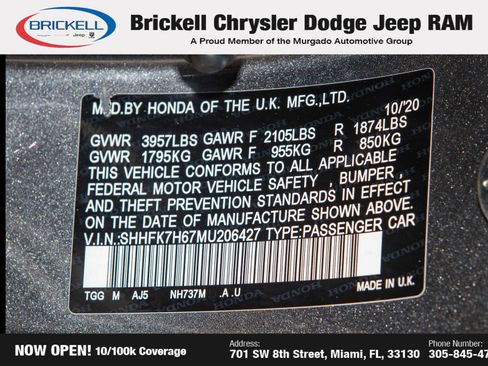 Used 2021 Honda Civic EX image 32