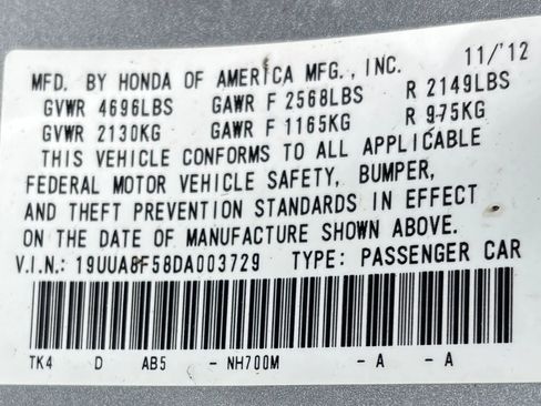 Used 2013 Acura TL w/ Technology Package FWD image 12