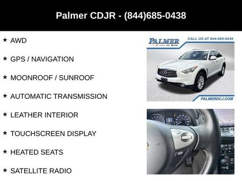 Used 2014 INFINITI QX70 AWD w/ Premium Package image 6