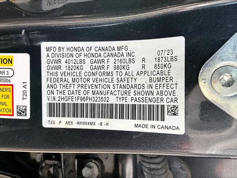 Used 2023 Honda Civic Touring image 35