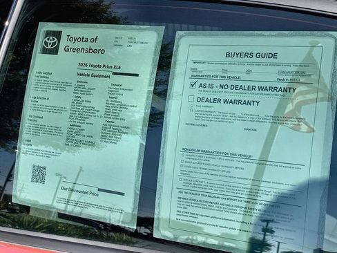 Used 2026 Toyota Prius XLE FWD image 46