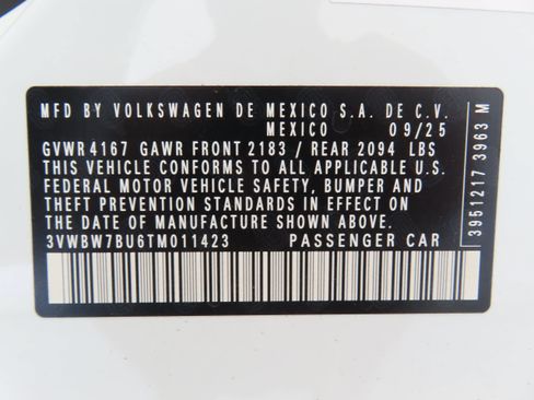New 2026 Volkswagen Jetta Sport FWD image 27