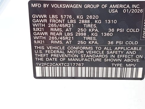 New 2026 Volkswagen Atlas Cross Sport SEL Premium R-Line image 34