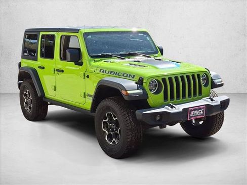Used 2021 Jeep Wrangler Unlimited Rubicon 4xe w/ Cold Weather Group AWD/4WD image 3