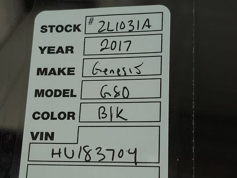 Used 2017 Genesis G80 3.8 w/ Option Group 03 image 37