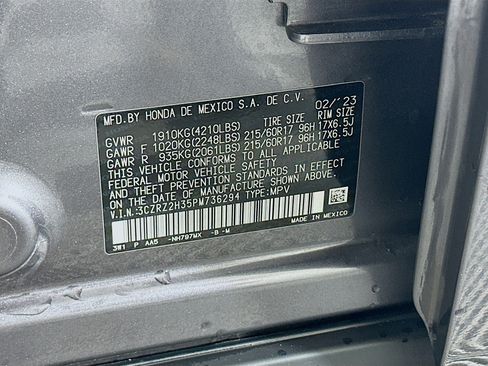 Used 2023 Honda HR-V LX image 12