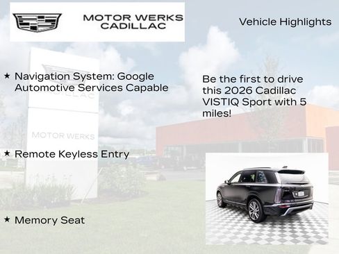 New 2026 Cadillac Vistiq Sport AWD/4WD image 13