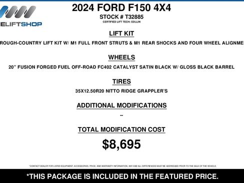 Used 2024 Ford F150 Platinum w/ Equipment Group 702A High AWD/4WD image 2