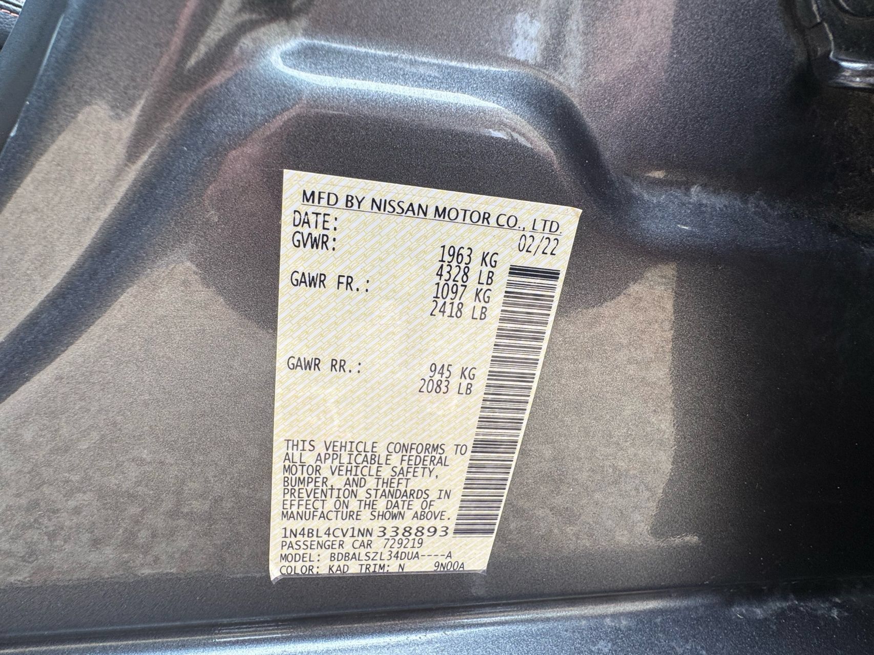 Used 2022 Nissan Altima 2.5 SR FWD image 34