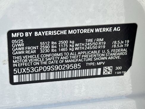 Used 2025 BMW X3 xDrive30i w/ M Sport Package image 34