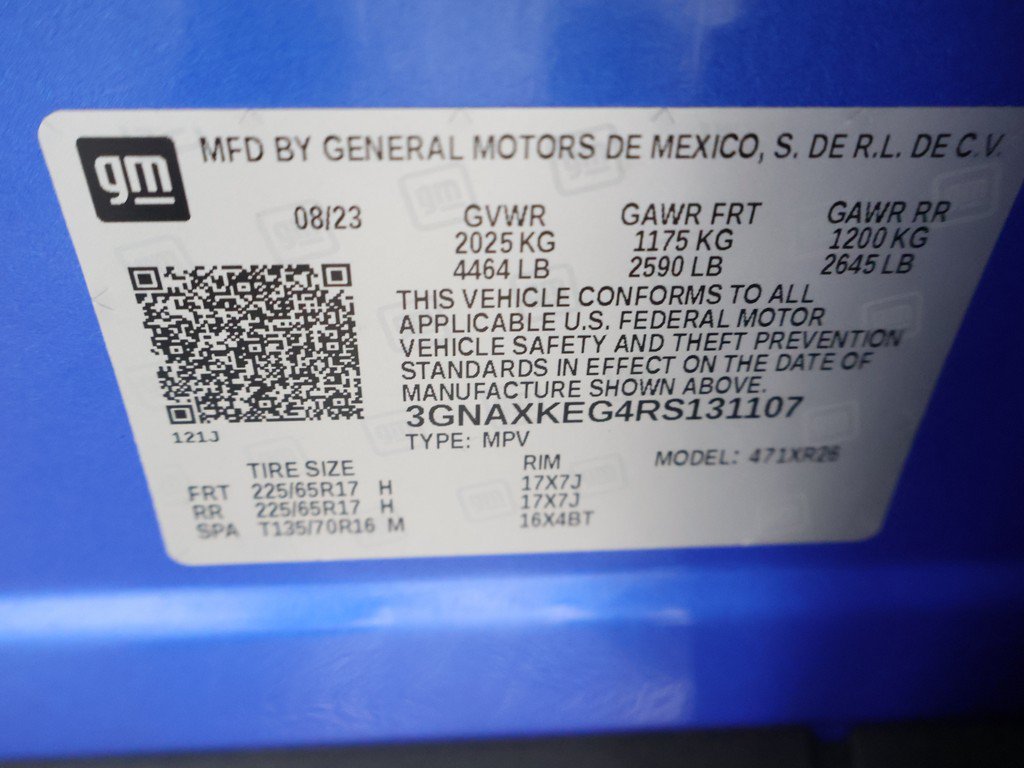 Used 2024 Chevrolet Equinox LT w/ LPO, Floor Liner Package FWD image 48