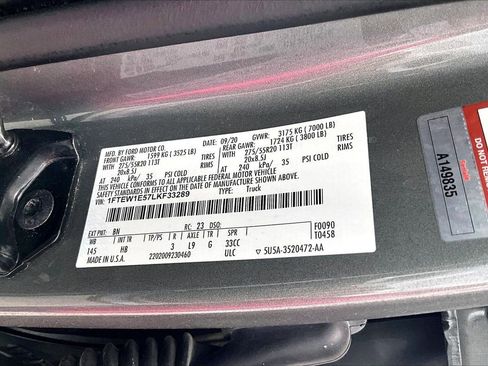 Used 2020 Ford F150 Lariat w/ Equipment Group 502A Luxury image 8