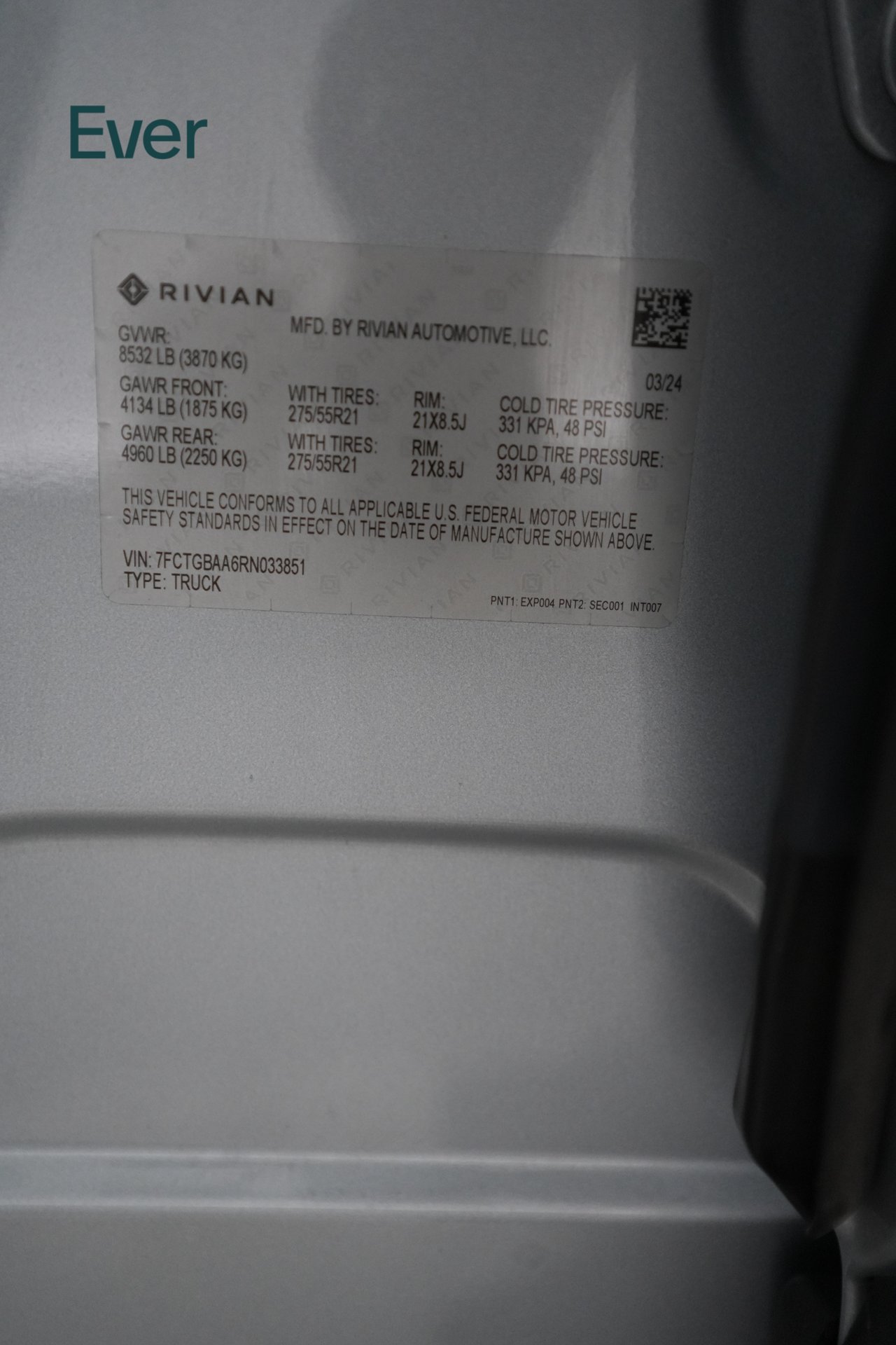 Used 2024 Rivian R1T Adventure Dual AWD/4WD image 20
