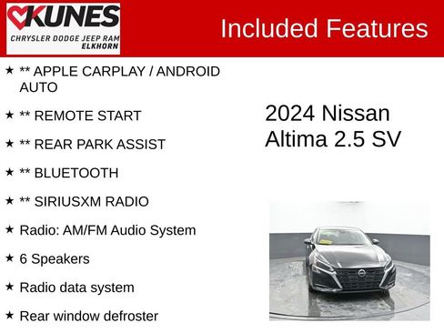 Used 2024 Nissan Altima 2.5 SV FWD image 2