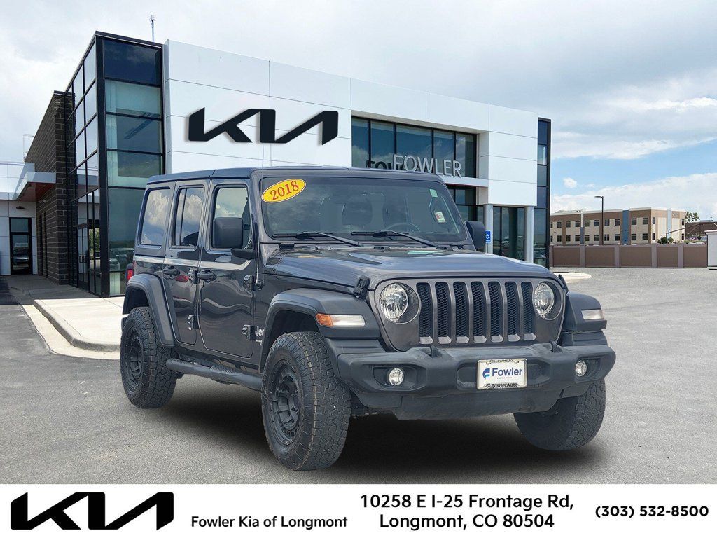 Used 2018 Jeep Wrangler Unlimited Sport AWD/4WD image 1
