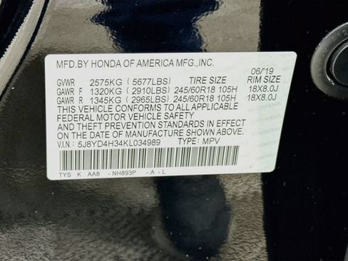 Used 2019 Acura MDX SH-AWD image 32