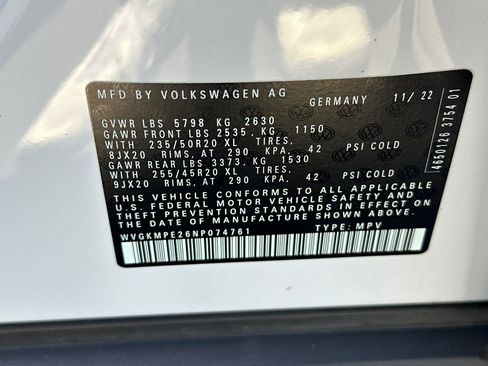 Used 2022 Volkswagen ID.4 Pro S w/ Gradient Package RWD image 29