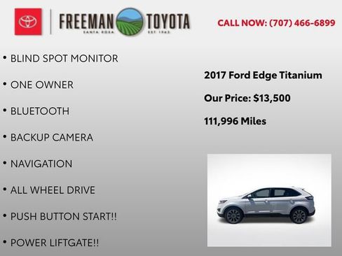 Used 2017 Ford Edge Titanium w/ Equipment Group 302A AWD/4WD image 11