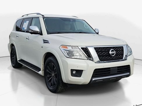 Used 2019 Nissan Armada Platinum w/ Captain's Chairs Package RWD image 2