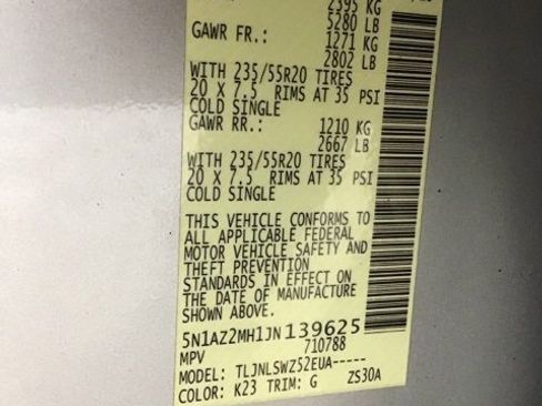 Used 2018 Nissan Murano Platinum image 27