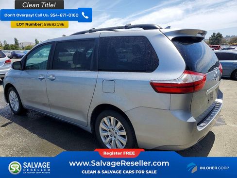 Used 2017 Toyota Sienna Limited Premium AWD/4WD image 3