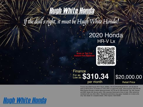 Used 2020 Honda HR-V LX image 3