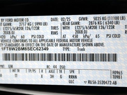 Used 2025 Ford F250 Platinum w/ Platinum Plus Package AWD/4WD image 64