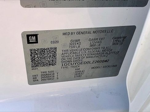 Used 2020 Chevrolet Silverado 1500 LTZ w/ LTZ Convenience Package image 20