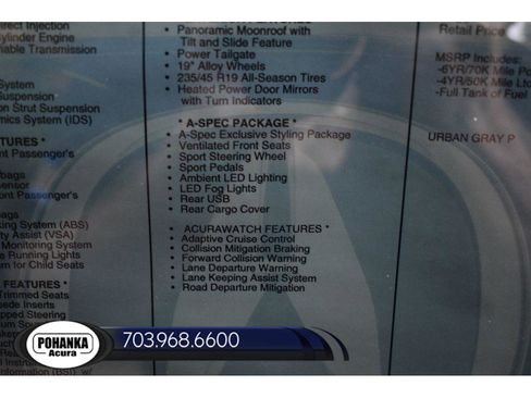 New 2025 Acura ADX A-Spec image 37