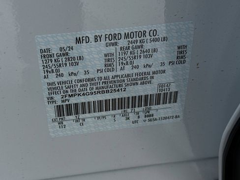 New 2024 Ford Edge SE w/ Black Appearance Package image 23